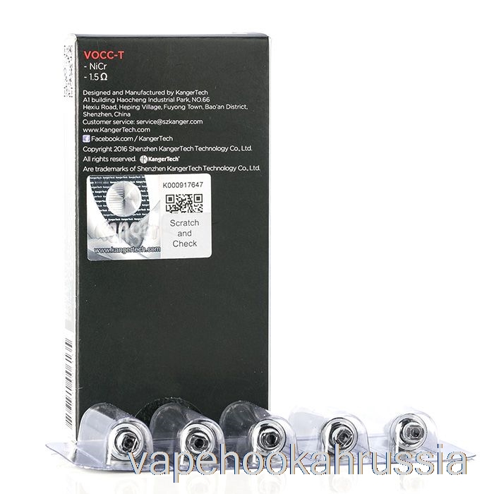 Vape Russia Запасные катушки Kanger Vocc-t 1,5 Ом катушки Vocc-t